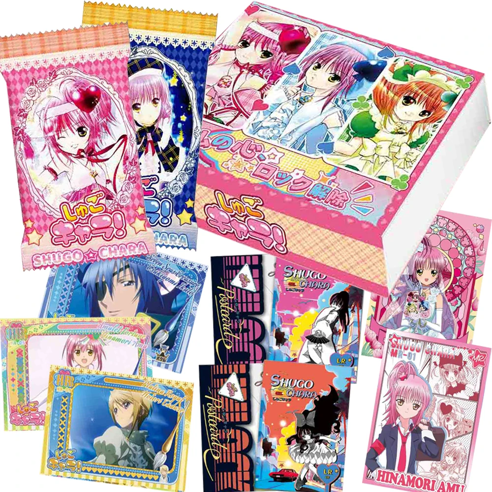 

Shugo Chara Anime Peripheral Collection Cards Cute Magical Girl Q-version Cartoon Exquisite Theme Character Cards Gifts for Fans
