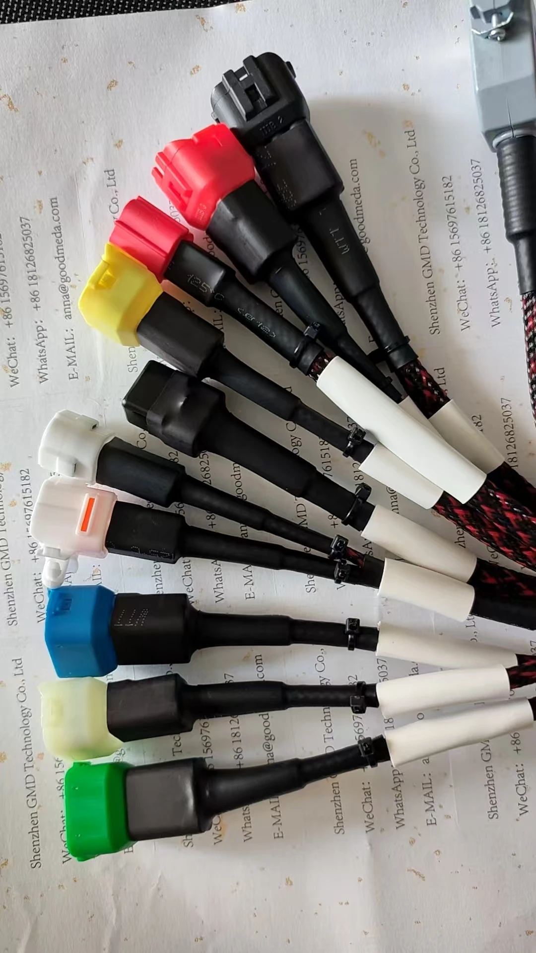 For JDiog M100/MST150 Motorcycle OBD Cable Multiple Motor Brands Cable Model OBD Connector Motor Wiring Harness Defector