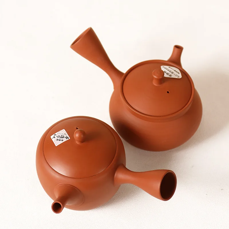 Japan Imported Changsha Burning Teapot Yuguangzuo Cinnabar Sand Side Handle Urgent Kung Fu Tea Set Clay Pot