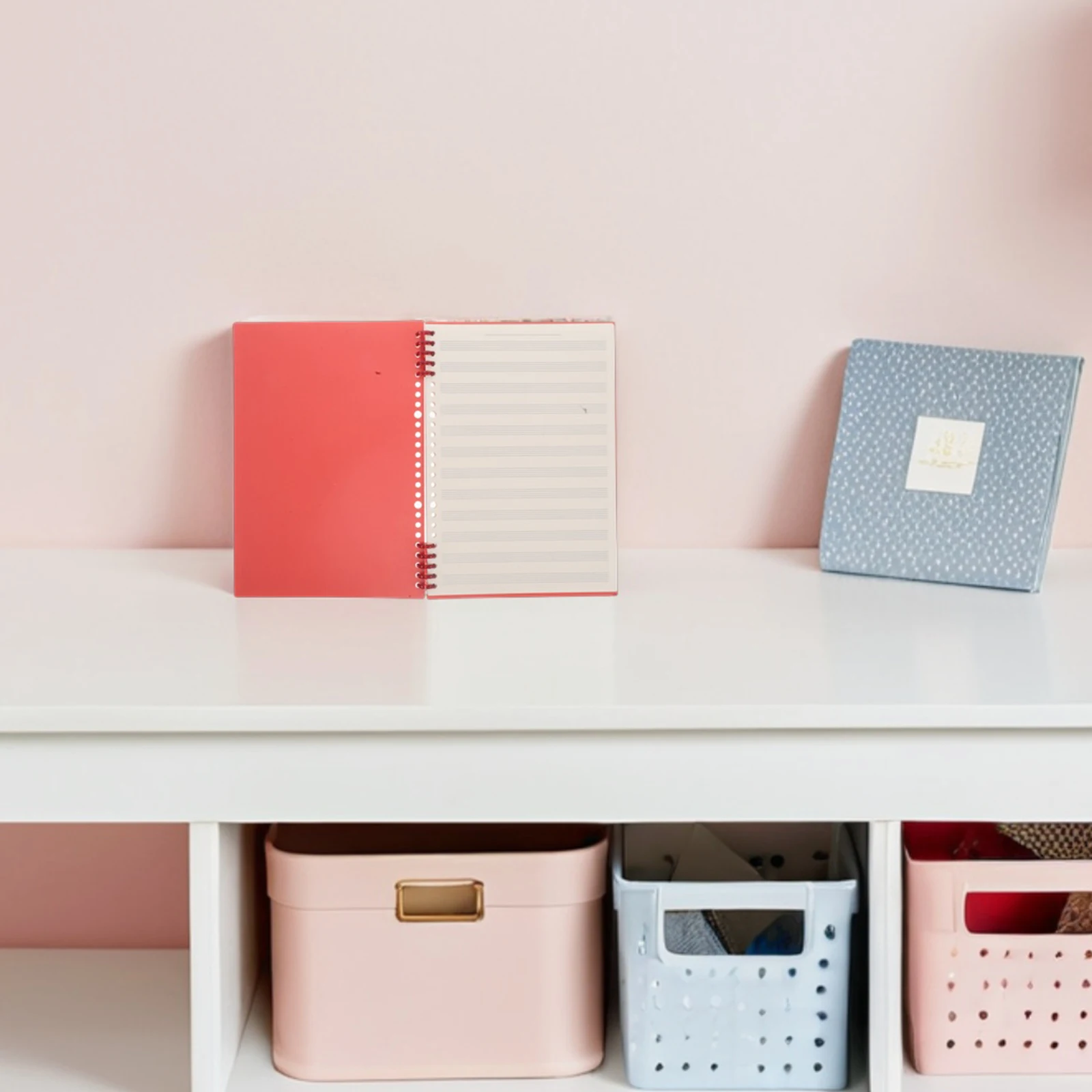 

B5 Vintage Music Composition Notebook For Kids Loose Leaf Paper Stave Detachable Binder Narrow Staff Design Portable Diy Sheet