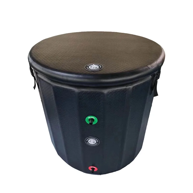 YTYINSPORTS 500L Inflatable Ice Bath Tub - Made with Rigid Drop Stitch Material. (Chiller Not Included