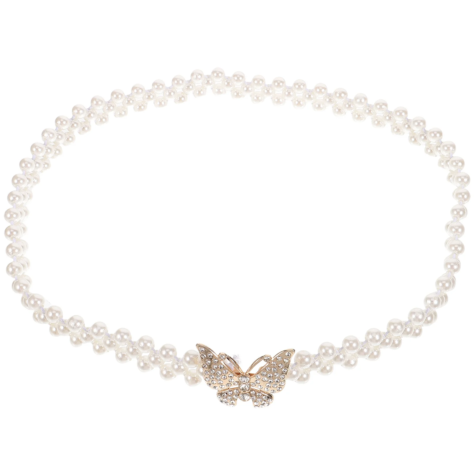 

Fashion Waist Chain Premium Imitation Pearl Smooth Tensile Beachwear Bikini Swim Suit Elegant Women Decoration Gift Idea