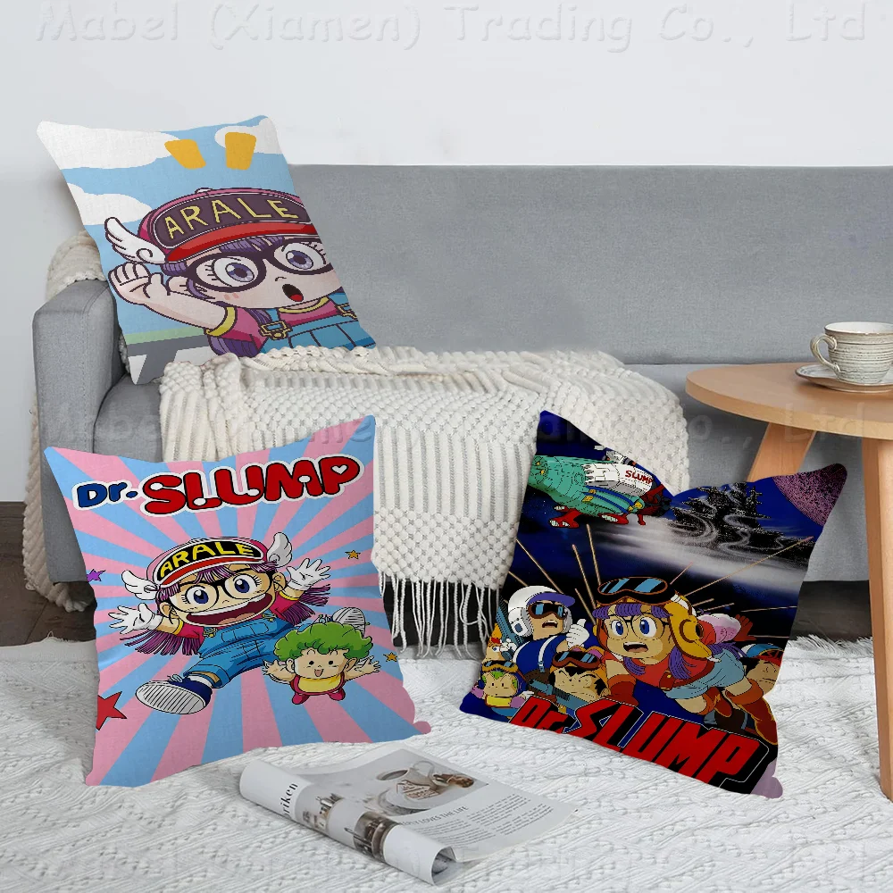 Dr Slump Arale Pillowcases Home Bedding Decorative Pillow Cover Wedding Super Soft Pillow Case