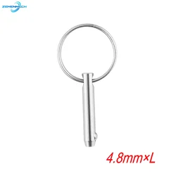 4.8mm Zemenmech 316 Stainless Steel Quick Release Ball Pin For Boat Bimini Top Deck Hinge Marine Boat Accessories Shipbuilding