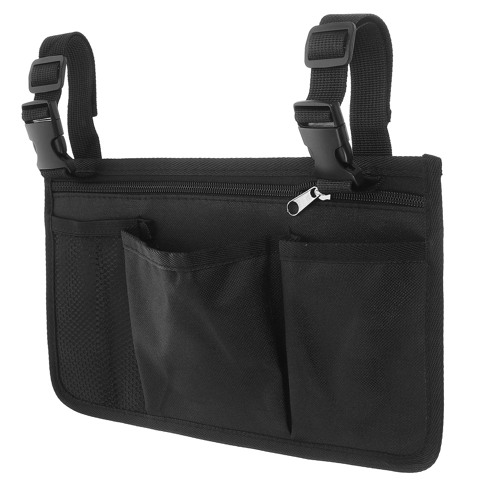 

Сумка для хранения инвалидной коляски, боковые подвесные аксессуары, аксессуары для ходунков, черный подлокотник, органайзер