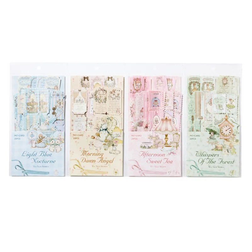 

24sets/1lot Kawaii Scrapbook Stickers tea party Junk Journal Gold Planner Stationery Decorative