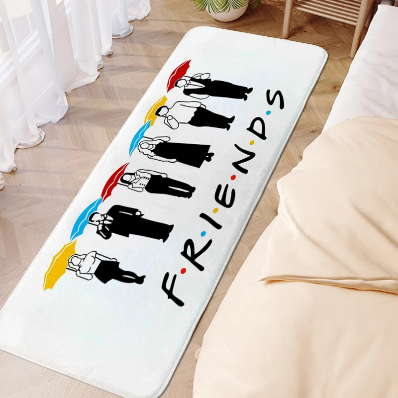 

Bathroom Mat Friends Modern Home Decoration Kitchen Carpet for Bedroom Anime Rug Funny Doormat Entrance Door Room Floor Carpet