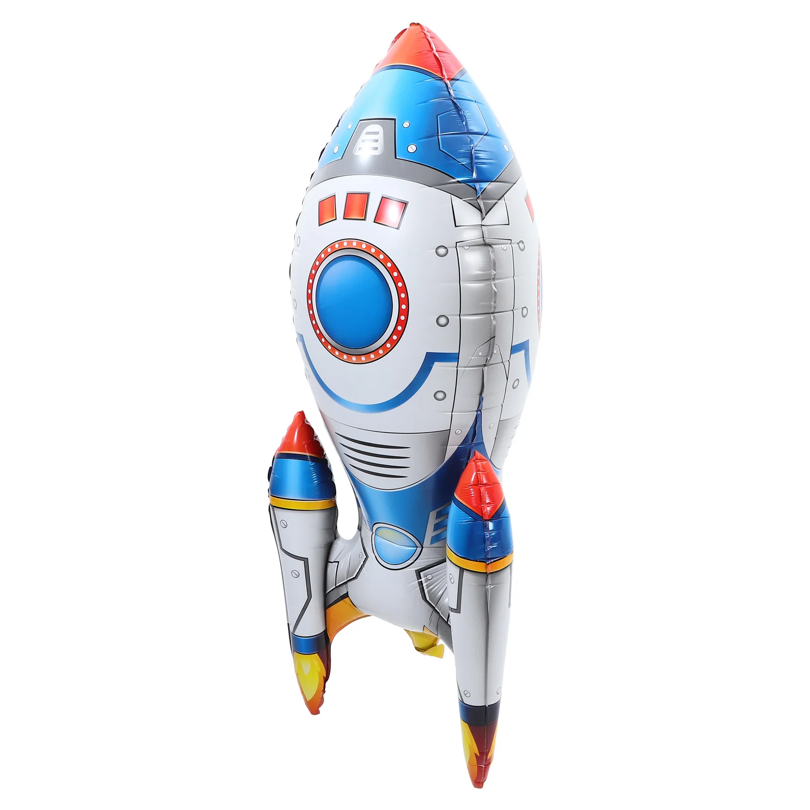 

3D Rocket Balloon Made of Safe Pa Aluminum Durable Lightweight Perfect Space Party Decoration Birthday Baby Shower Festival