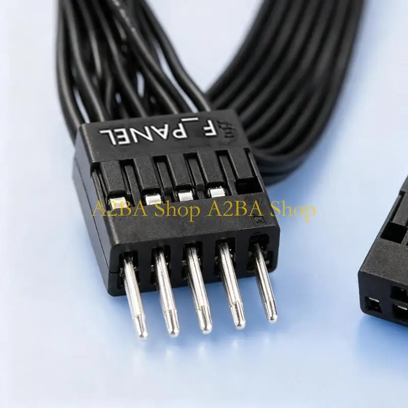 A2BA F_PANEL Cable With Flat Ribbon for Desktop Front-Panel Routing Extension Cord