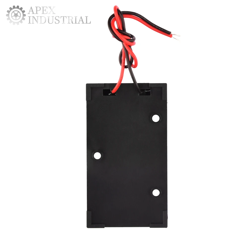9V Battery Holder with Wire Leads Clip Connector Case Box for DIY Electronics Projects, Power Supply, Portable Devices