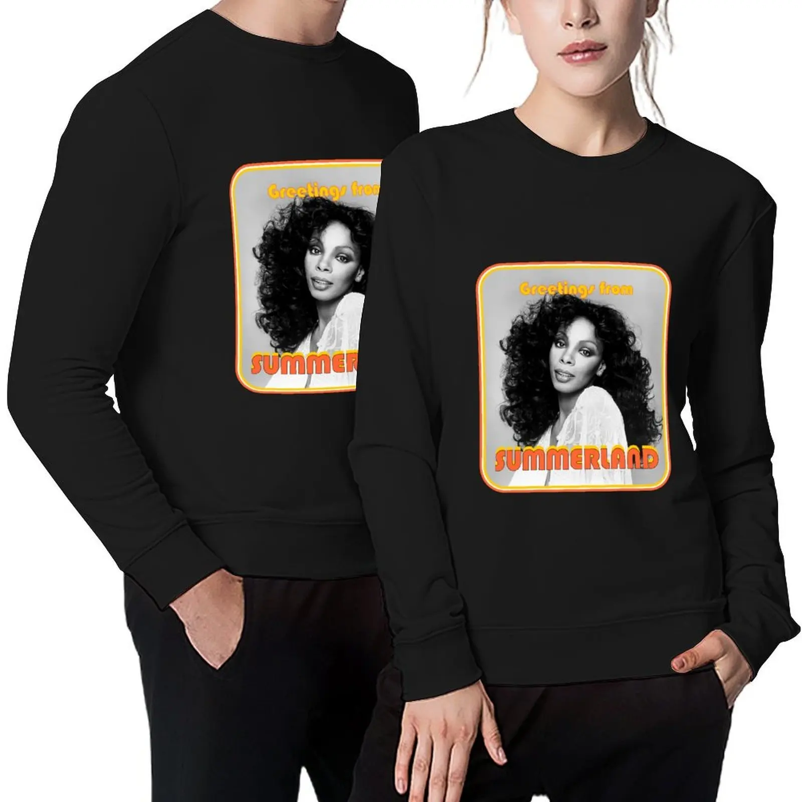 

Greetings from Summerland Pullover men's clothing blouse men's autumn clothes men's sweat-shirt set autumn sweatshirt