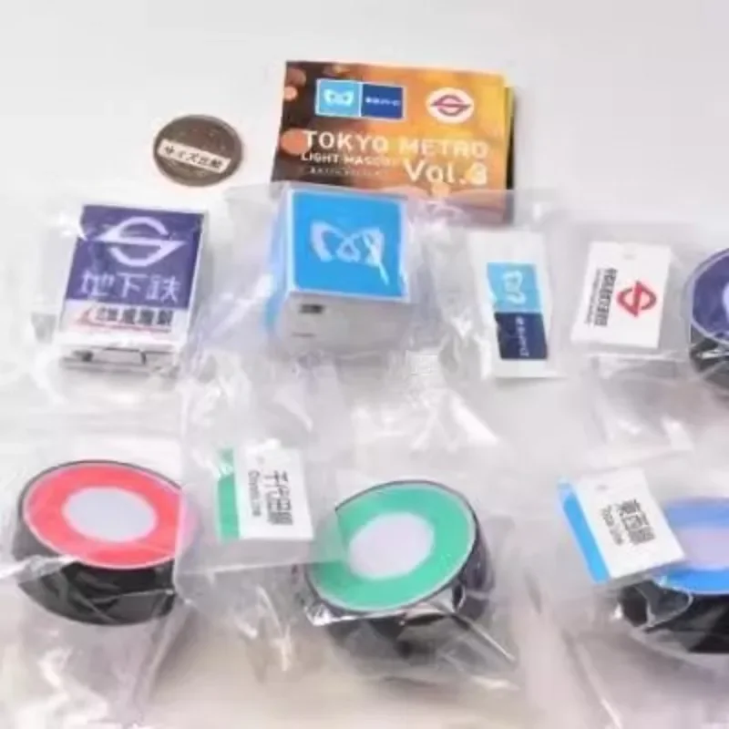 Pendentif de sac mignon Gashapon, jouets en capsule, figurine d'anime, modèle de métro japonais, aimant lumineux de la métro de Tokyo, cadeau