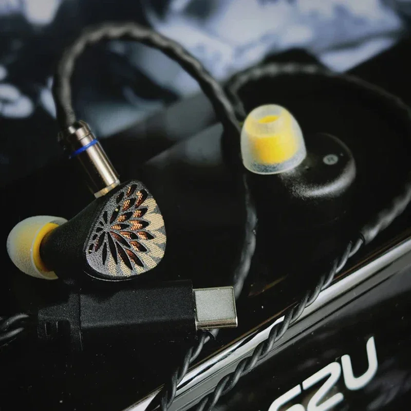 TANGZU YuXuanJi TPLX 10mm طوبولوجيا الديناميكي سائق الزنك البناء سماعات داخل الأذن الهدايا