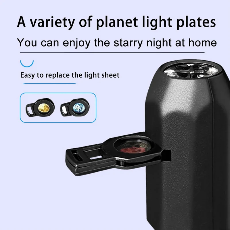 USB techo Luna tierra proyección atmósfera luz cielo estrellado lámpara luz nocturna decoración de dormitorio romántico proyector de galaxia