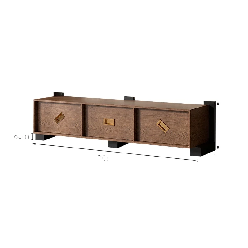 

ZYF Solid wood home TV cabinet High-grade ash wood locker