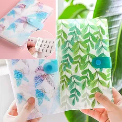 120/240Slots Simple And Fresh Nail Shop Sticker Storage Book Album Card Package Button Type Manicure Stickers Manicure Notebook