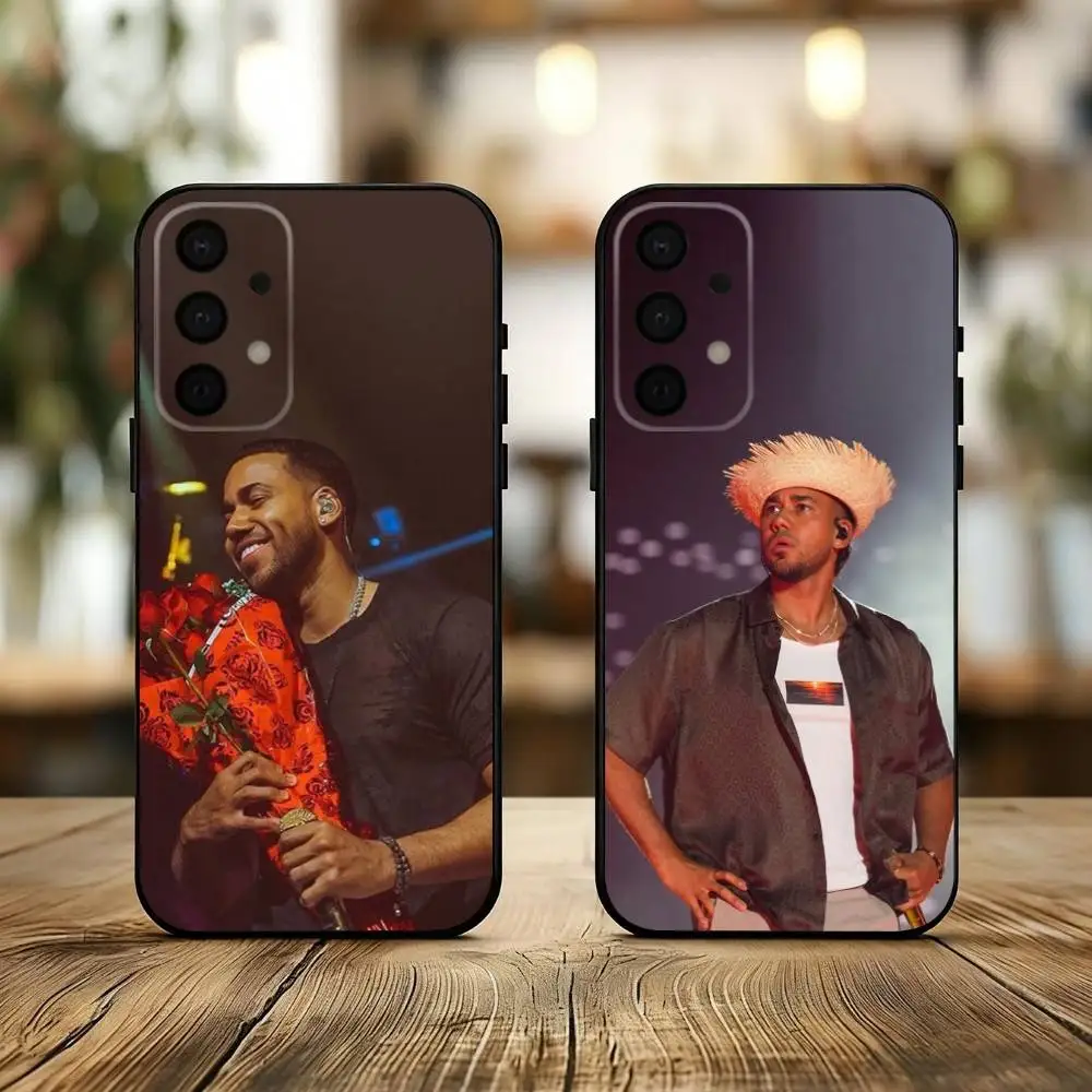 

Singer R-Romeo Santos phone Case For Samsung Galaxy A73,A72,A71,A70,A53,A52,A51,Others Soft Black Shell