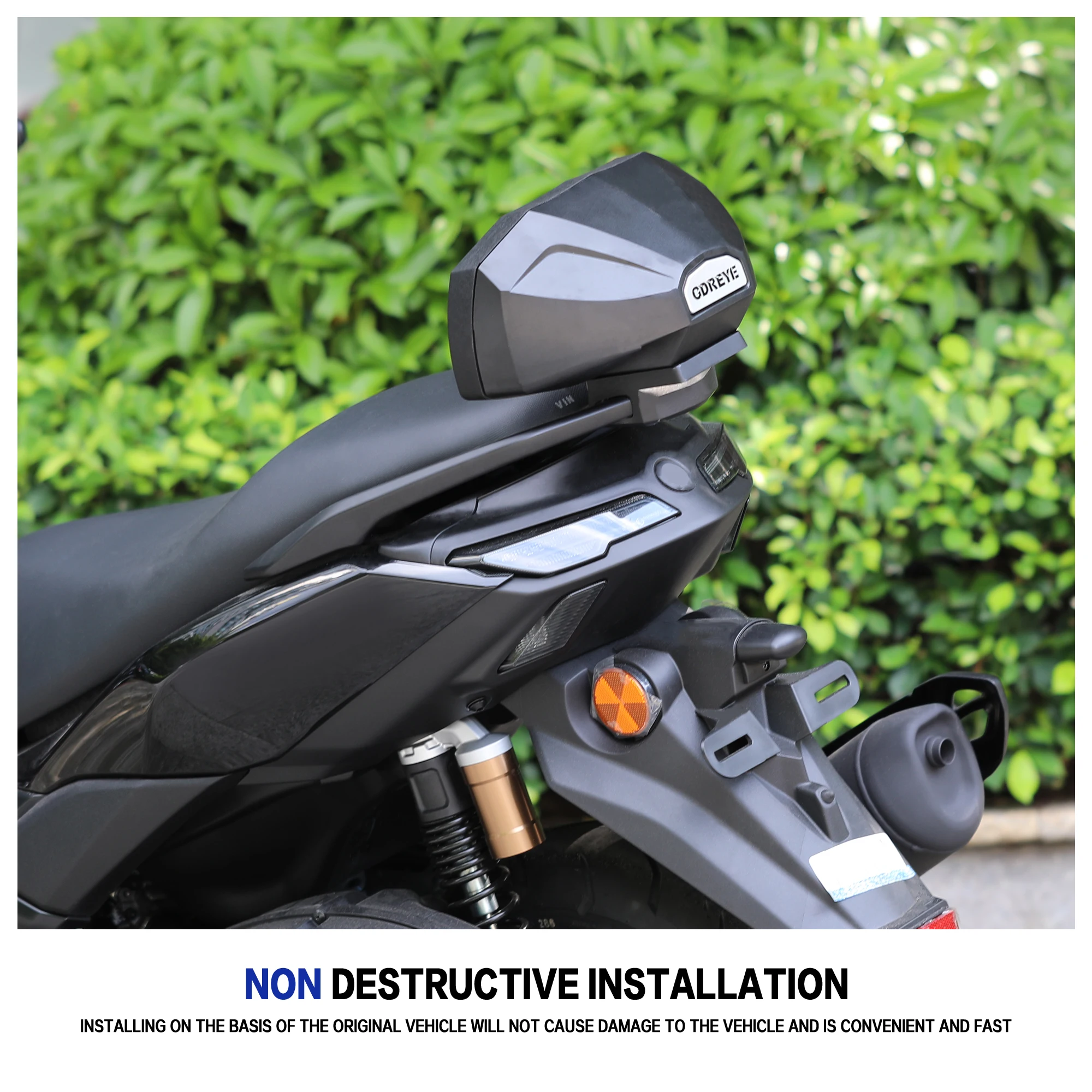 Nowe oparcie ramy tylnej motocykla pasujące do NMAX155 Nmax155 2025, poduszka tylnego siedzenia, akcesoria do modyfikacji oparcia.