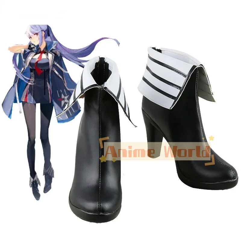 

Azur Lane USS Essex Cosplay Shoes Halloween Carnival Boots Cosplay Prop Custom Made