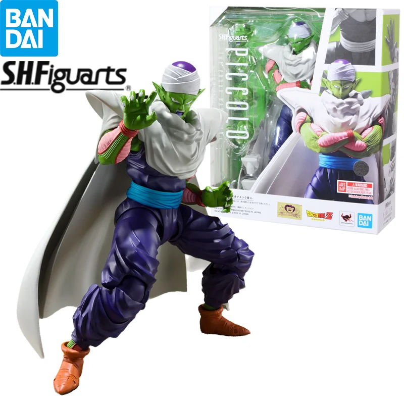 In Stock Bandai S.H.Figuarts Dragon Ball Z Piccolo The Proud Namekian Action Figure SHF Anime Model Figurals Brinquedos Toys