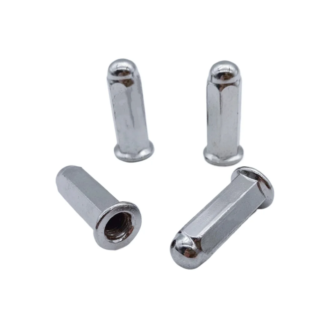 4pcs for Scooter Tricycle Exhaust Pipe Nut Nut 6MMx17-38mm 7- 8MM X18mm Electric Vehicle GY6 Cover Nut Stainless Steel 7MM X32MM