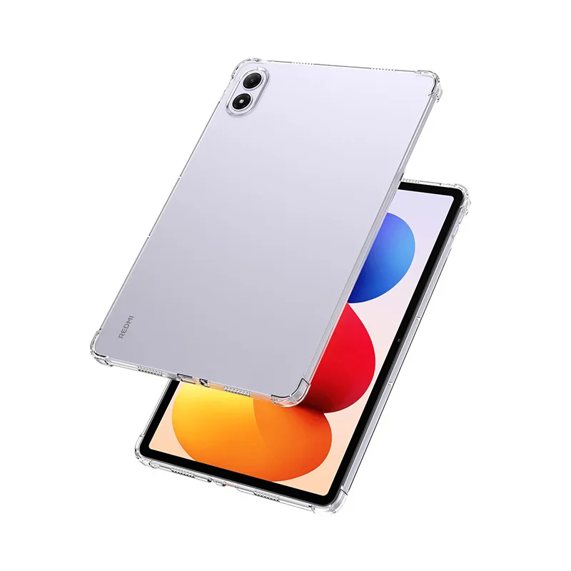 Capa de TPU Macia para Redmi Pad 2 Pro 12.1 polegadas 2025, Capa Transparente, Capa de Silicone para Tablet
