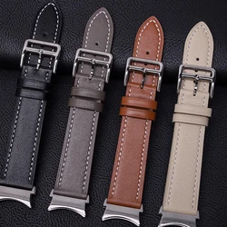 Leather Band For Samsung Galaxy Watch 6/4/5/Pro/classic 44mm 40mm 47mm 43mm 20mm No Gaps Bracelet Correa Galaxy Watch 6 Strap