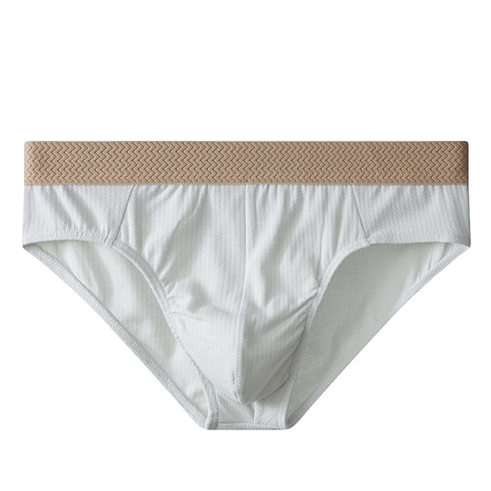 

2XL Cotton Briefs Classic Style Men's Underpants Breathable Panties Classic Style Briefs Color Matching Pattern
