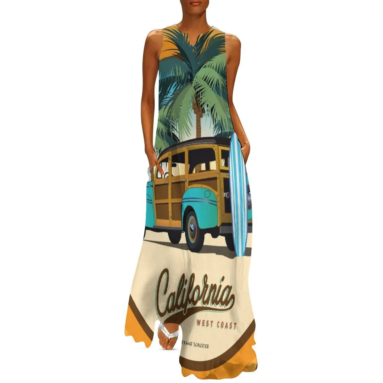 

Woody Woodie Gone Surfing California Lite Long Dress dresses summer woman 2025 womans clothing Dress