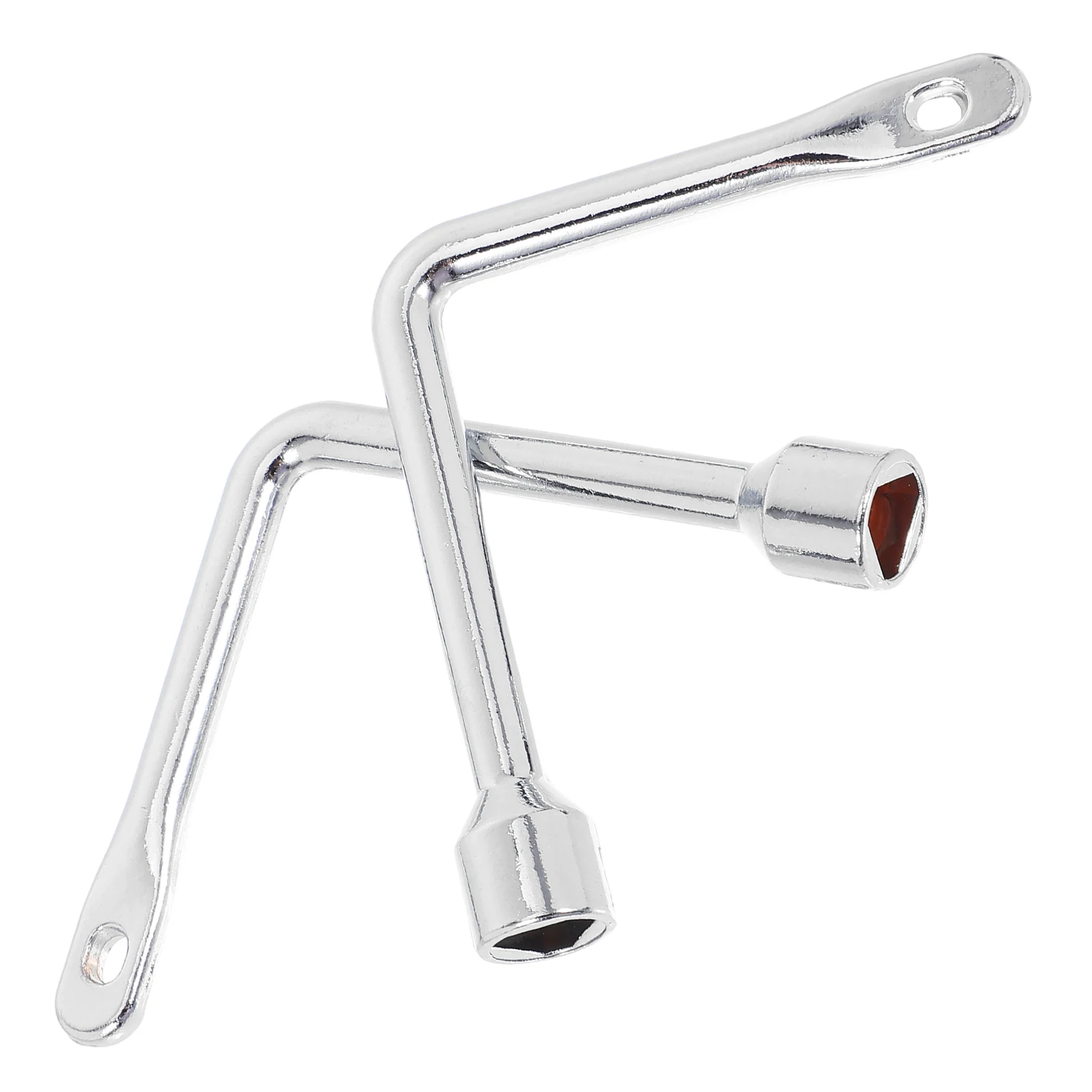 

2 pcs Zinc Alloy Multi-Function Wrench Set Internal Triangle Design for Electric Meter Water Meter Cabinet Key Tool with Strong