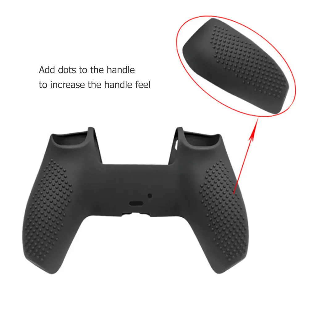 Electronic Machine Accessorie Non Slip Silicone Case for PlayStation 5 PS5 Wireless Controller Protector Shell