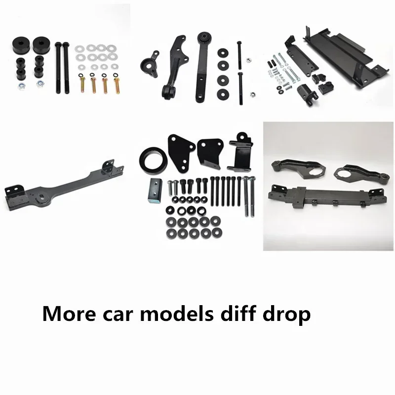 Car 4x4 Front Suspension Diff Drop & Upper Control Arm Kit UCA For TRITON ML MN MQ