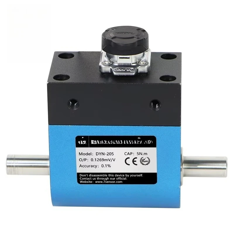 

Высокоскоростной контактный динамический датчик крутящего момента 200 Нм для вращающихся валов, измеритель крутящего момента, преобразователь