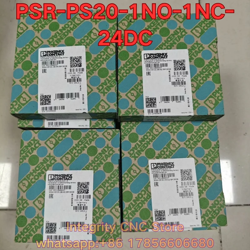 New PSR-PS20-1NO-1NC-24DC safety relay 2700356