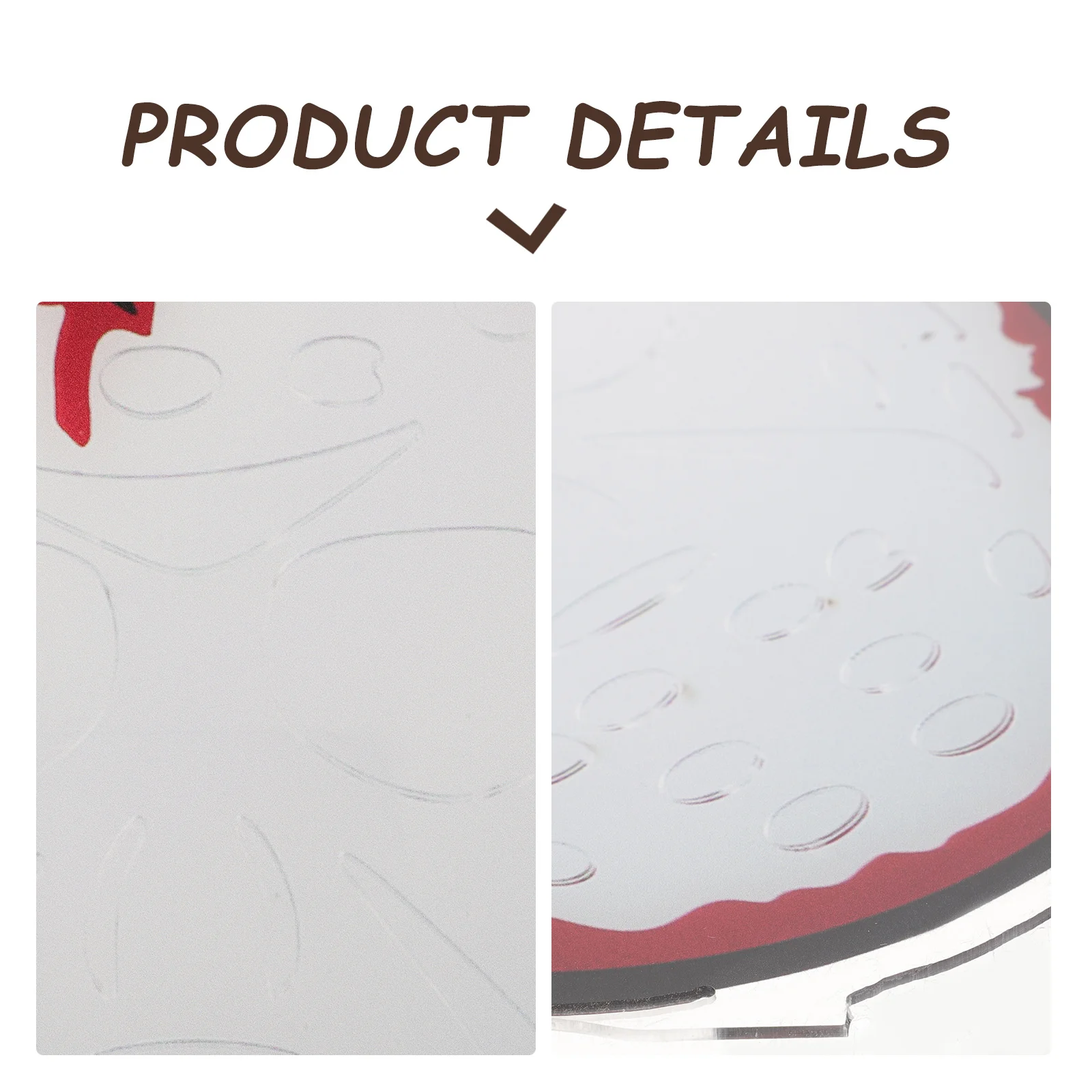 

Halloween Bloodstain Mirror Acrylic Wall Decor Material Multi-Scene Application Unique Shape Festive Atmosphere Easy to