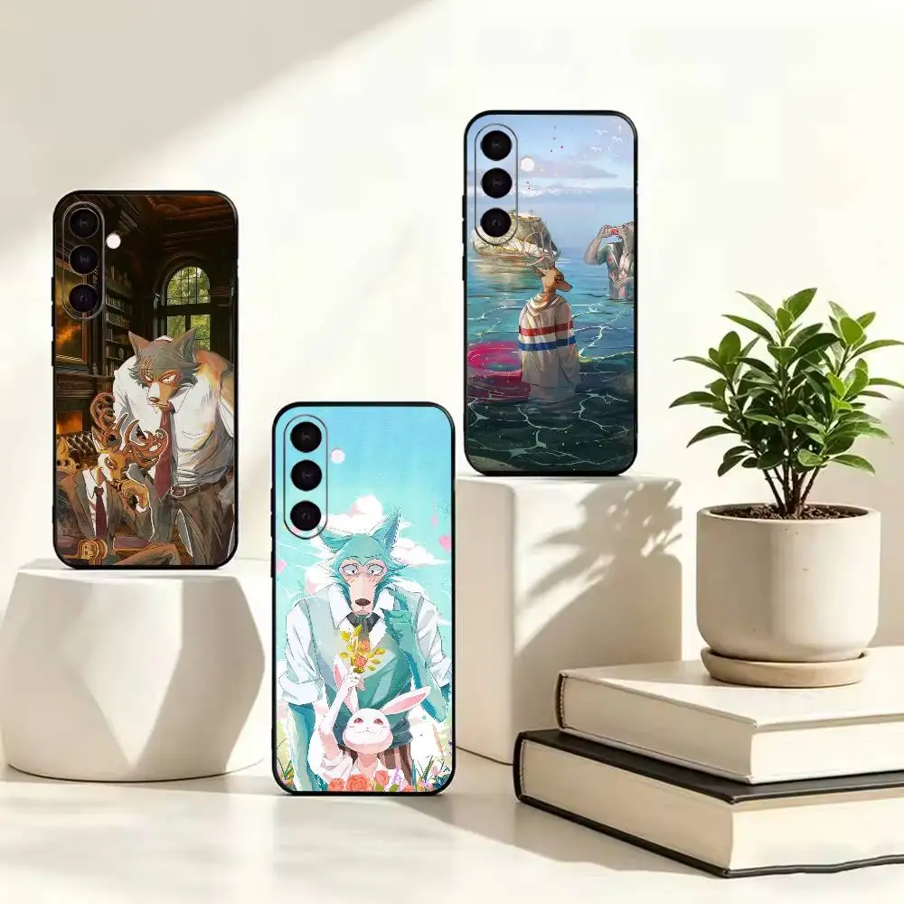 Anime B-BEASTARS   Anti-drop Black Soft Silicone Case For Samsung Galaxy A73 A72 A71 A53 A52 A51