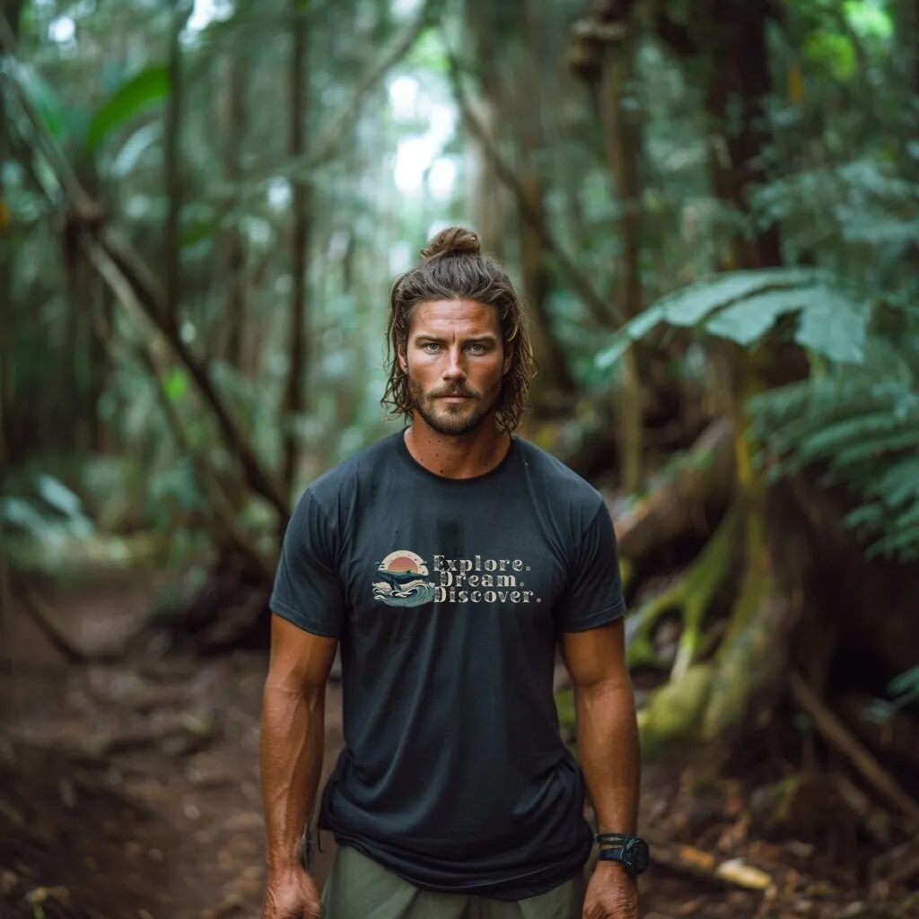 

Explore Dream Discover Whale Nature Bella Canvas 3001 T shirt Unisex Jersey Short Sleeve Tee