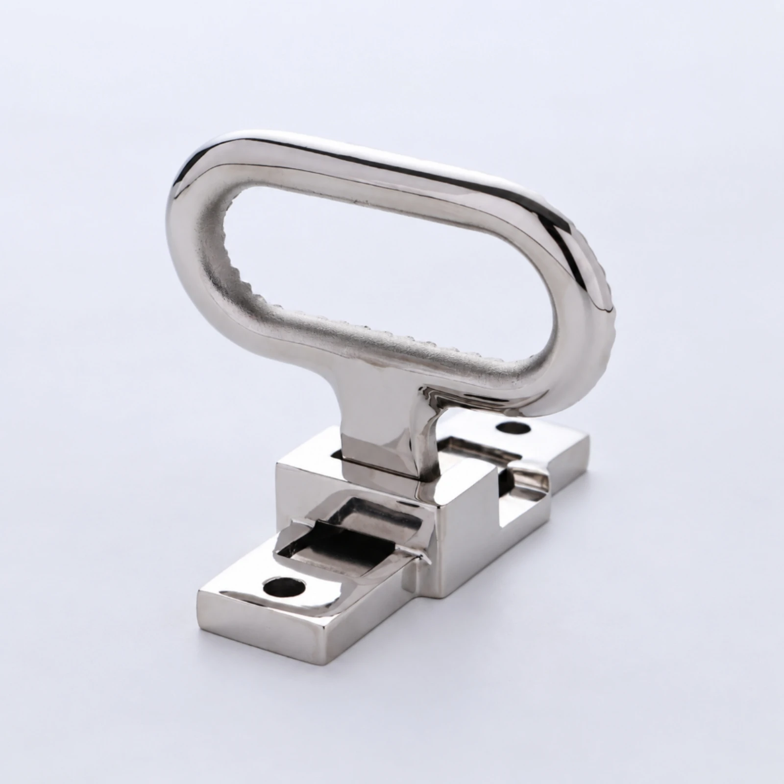 Hinged Marine Cleat with Locking Mechanism Compact 316 Stainless Steel Boat Cleat Professional Grade Slim for Boats