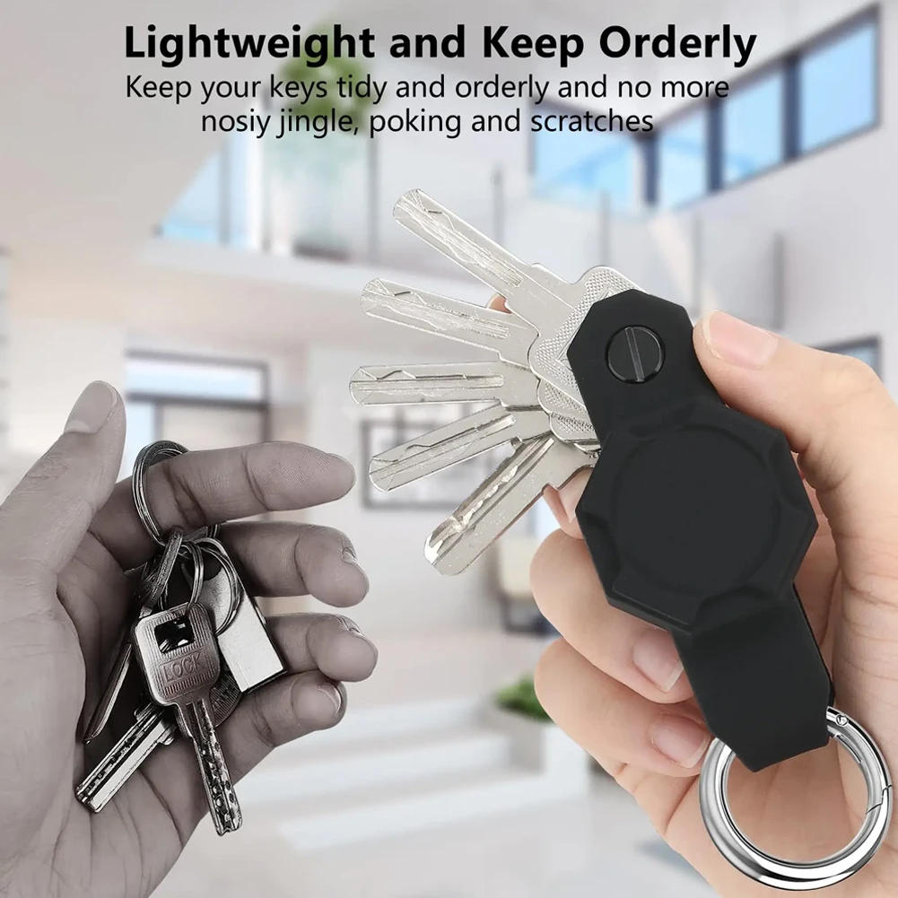 Защитный чехол для Apple AirTag, водонепроницаемый защитный чехол для брелока с органайзером для ключей