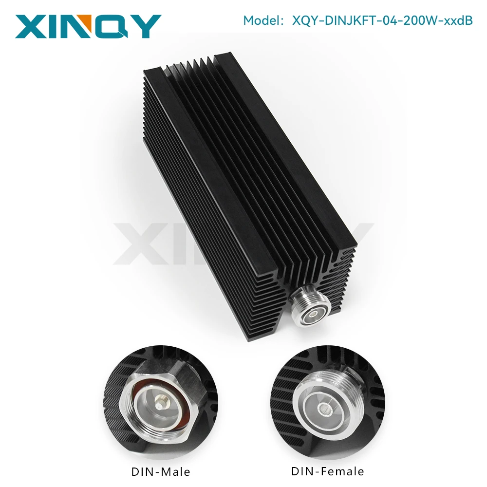 XINQY 200W High-Power RF Attenuator, 10/20/30/40/50dB, DC-4GHz Signal Power