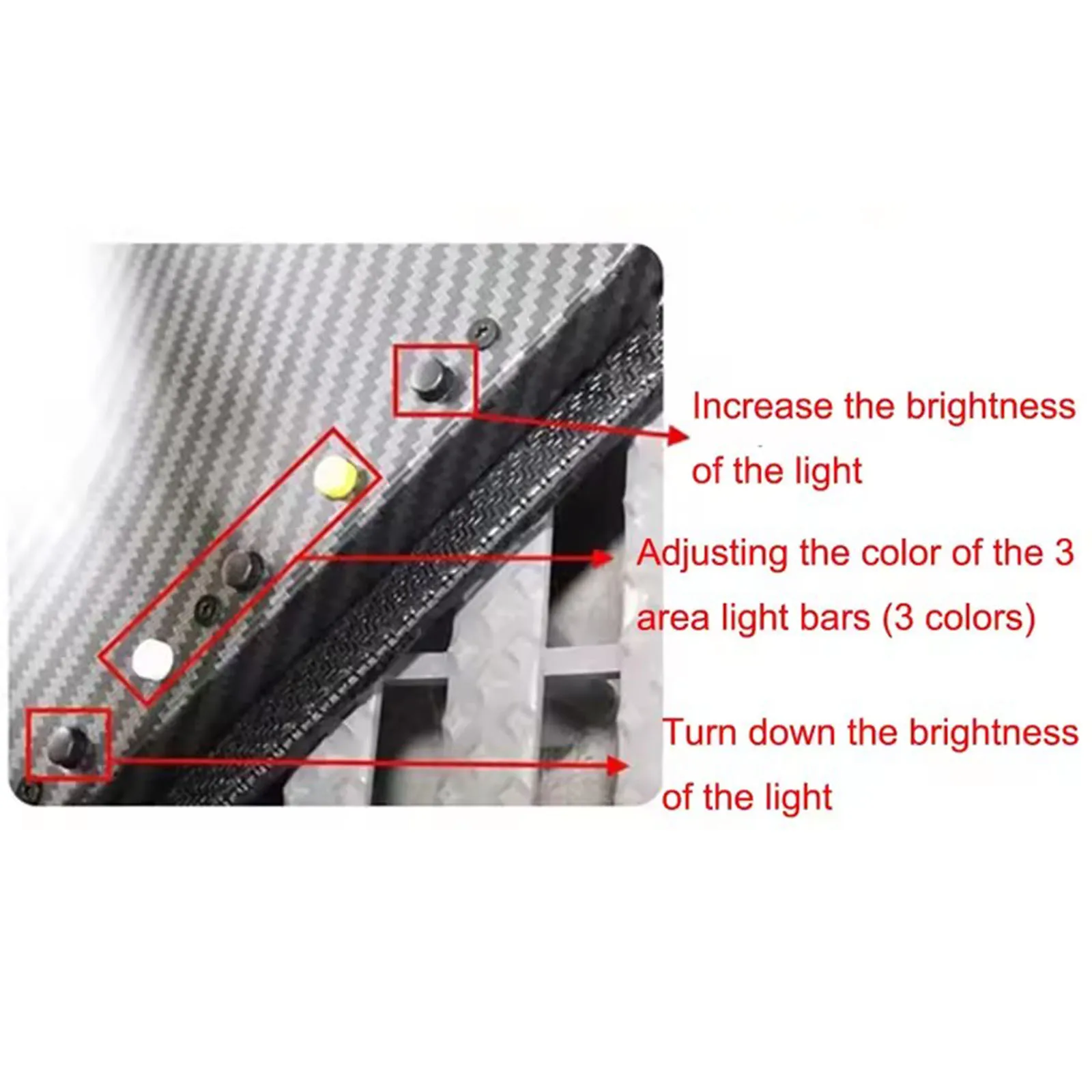 36in(91.5cm) Large Car Dent PDR Light Dent Repair Lamp 6 Lamp Led Dimmable Lighting Stripe Line Board