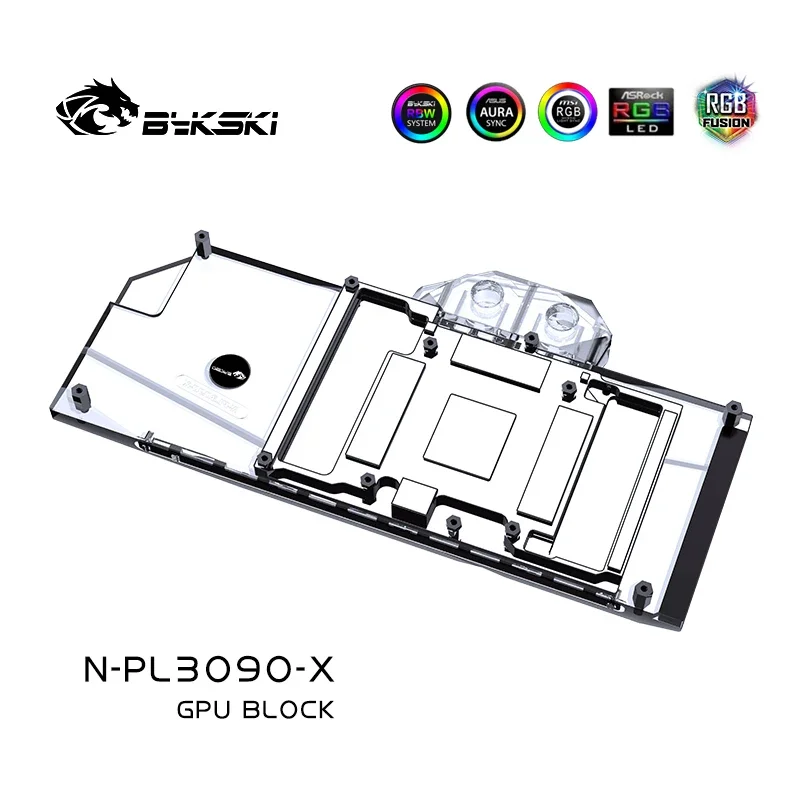 Bykski GPU Water Block For Peladn / ZOTAC RTX3080 10GD6X Video Card Water Cooling Graphsic Radiator N-PL3090-X