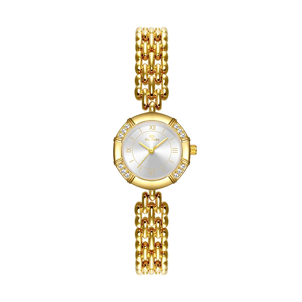 Vintage Women's Watch Octagonal Unique French Clock Elegant And Luxurious Diamond Dial Fashionable Waterproof Quartz Watch