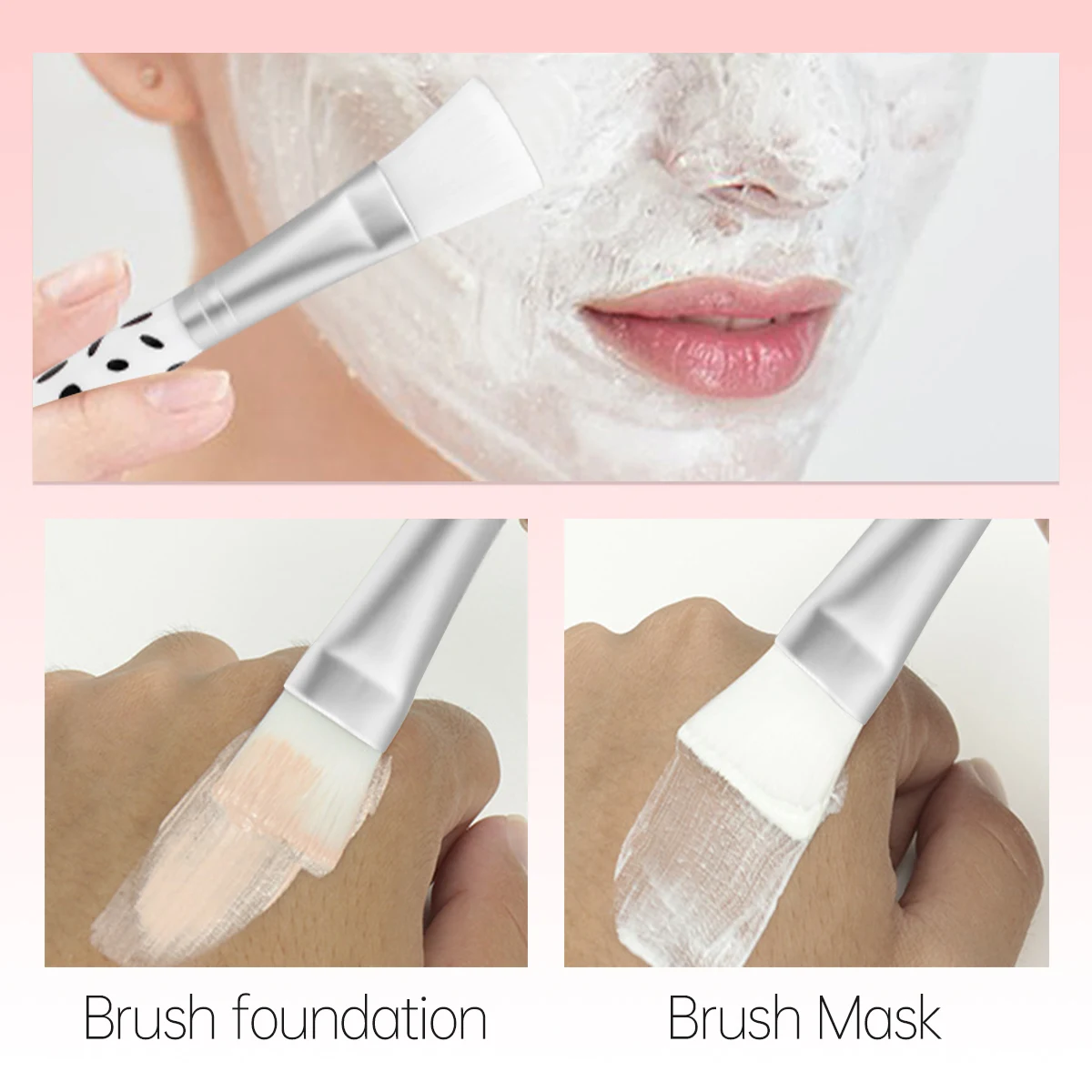 مجموعة أدوات العناية بقناع الوجه 7/12 قطعة، بما في ذلك ربطة شعر وردية، ولوح كشط مدلك وغيرها من أدوات العناية بالوجه الرائعة.