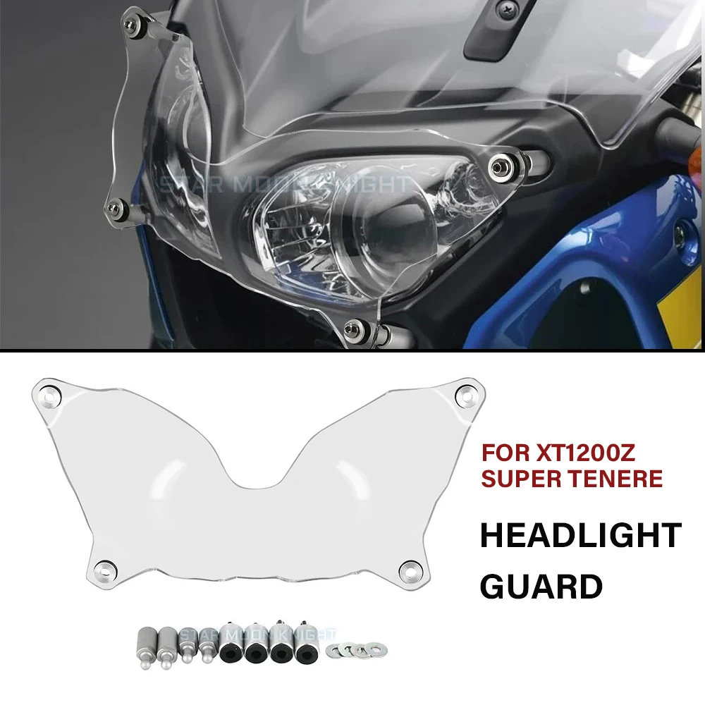 Motorcycle Headlight Protector Guard Front Light Cover Protective Shield For YAMAHA XT 1200 Z XT1200Z Super Tenere 2010 - 2021