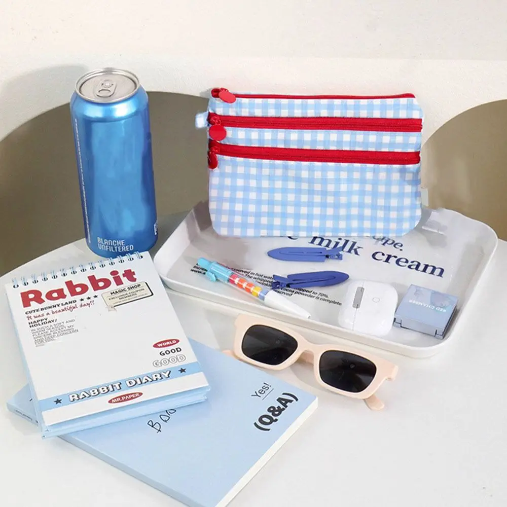 3 طبقة سستة محفظة سفر مقاوم للماء المحمولة منظم بطاقات الهوية فتحات متعددة حامل جواز السفر حقيبة إكسسوارات السفر