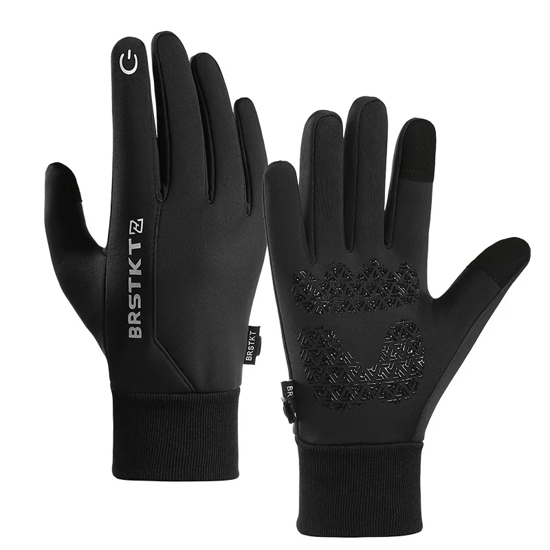 New Sports Gloves for Men, Autumn and Winter, Touch Screen, Windproof and Warm, Skiing and Outdoor Cycling Gloves for Women