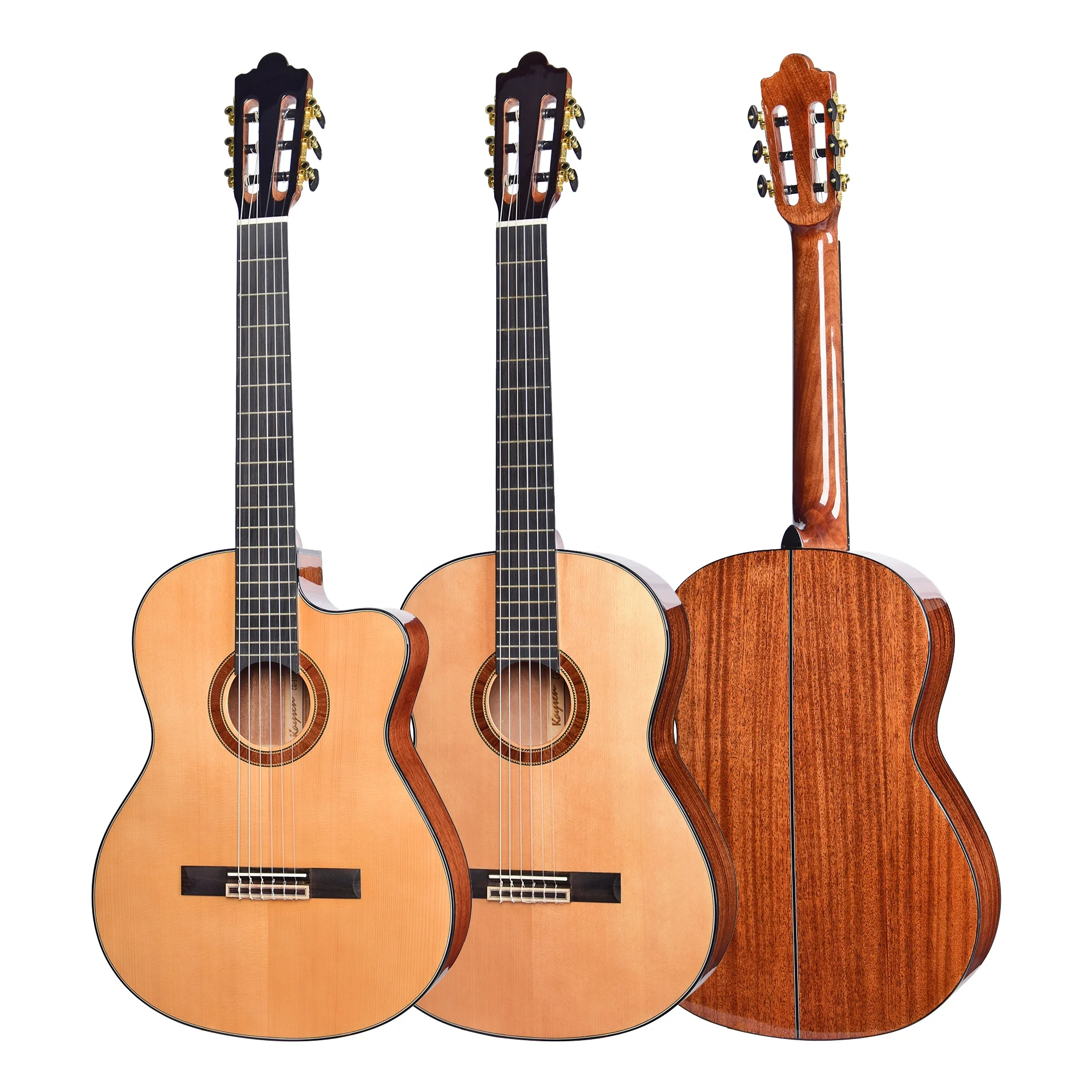 

Factory price high quality classical guitar natural color with high gloss classic hot-selling stringed instrument