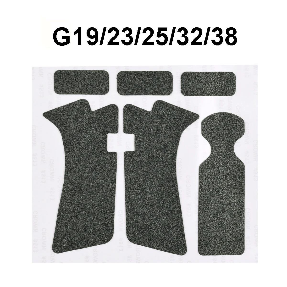 Non-Slip Rubber Grip Tape for Glock 17/19/20/26/27/33 - Waterproof Textured Pistol Holster Wrap, 9mm Gun Accessories