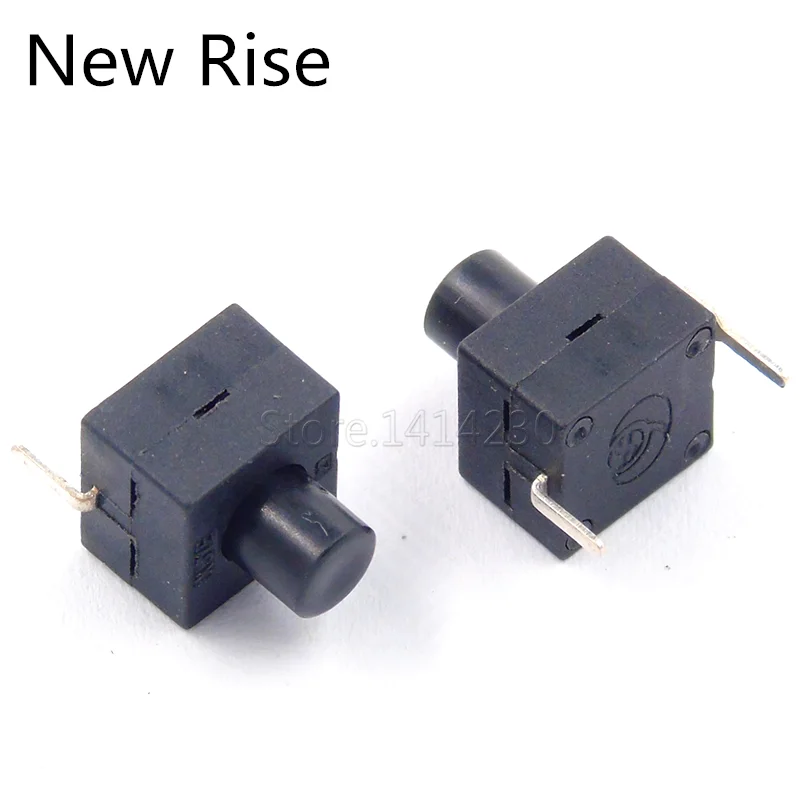 10Pcs Flashlight Button Switch 8008-112A 8x8mm DIP 2Pins Push Switch ON-OFF  Height 10mm